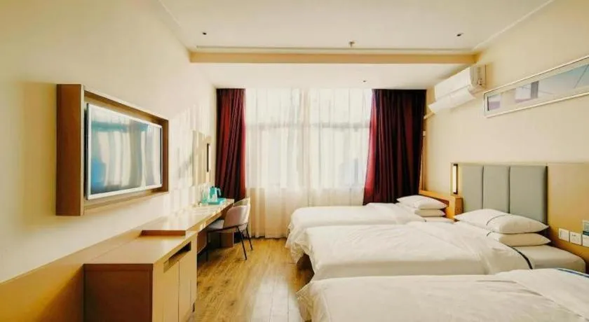 Bed in City Comfort Inn Dangtu High Speed East Railway Station RT-Mart