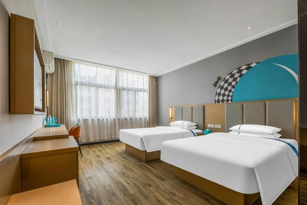 Bed in City Comfort Inn Dangtu High Speed East Railway Station RT-Mart