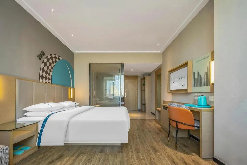 Bed in City Comfort Inn Dangtu High Speed East Railway Station RT-Mart