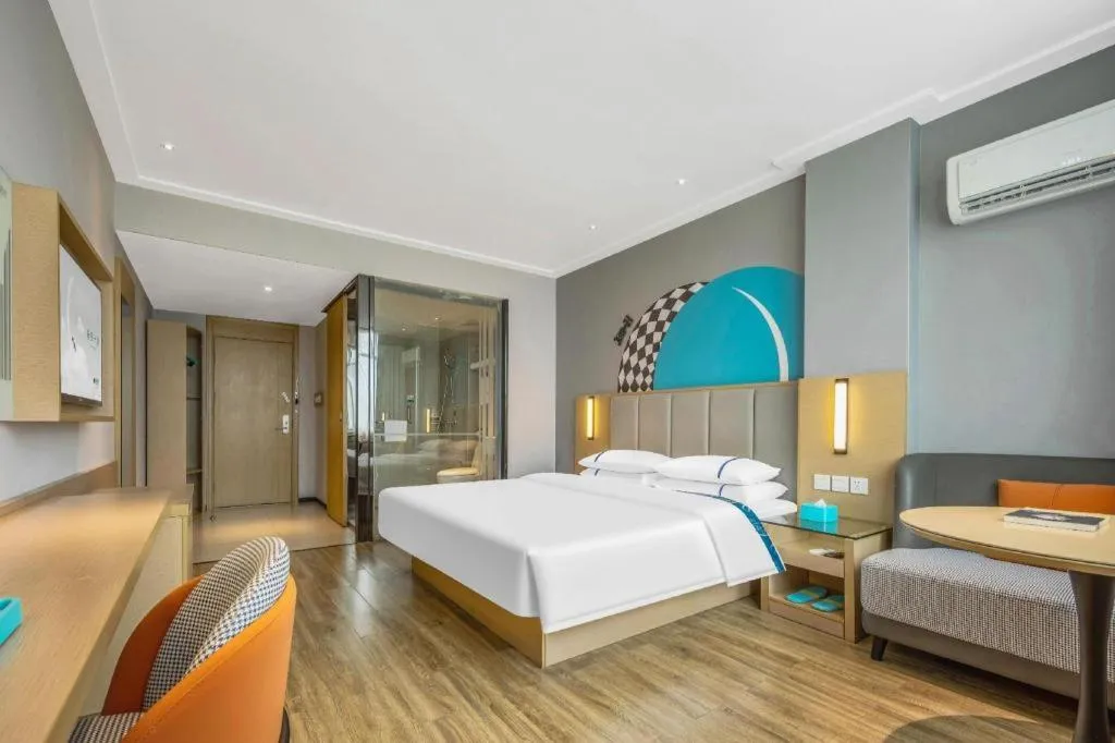 Bed in City Comfort Inn Dangtu High Speed East Railway Station RT-Mart