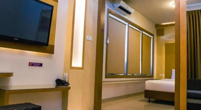 Bed in Hotel D' CaLia Tarakan Bed in Hotel D' CaLia Tarakan