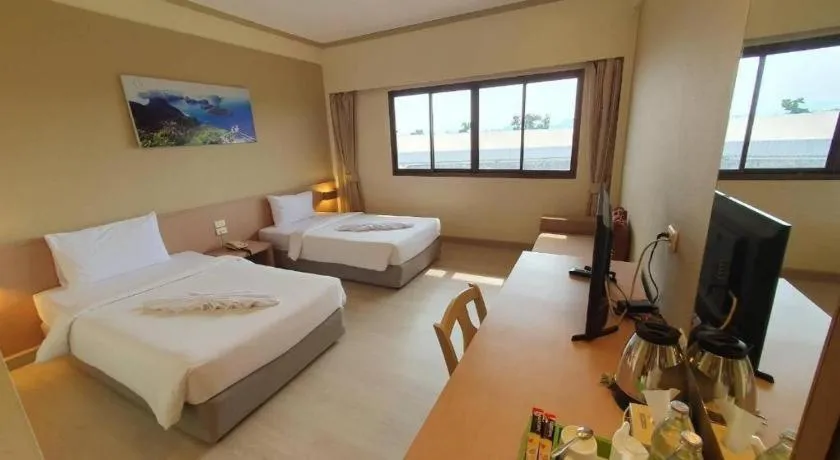 Bed in Bunjongburi Hotel