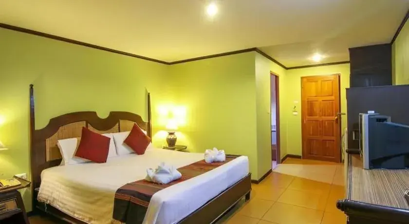 Bed in Phuphaya Resort Pattaya Bed in Phuphaya Resort Pattaya