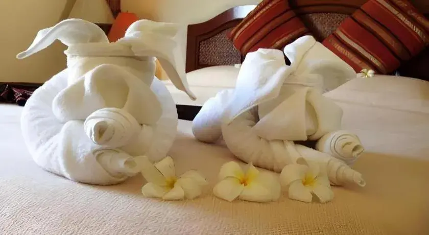 Bed in Phuphaya Resort Pattaya Bed in Phuphaya Resort Pattaya