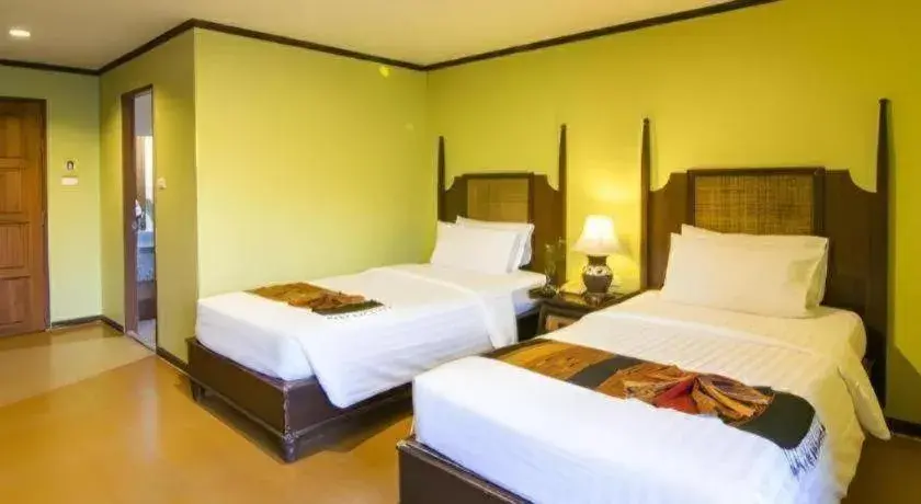 Bed in Phuphaya Resort Pattaya Bed in Phuphaya Resort Pattaya