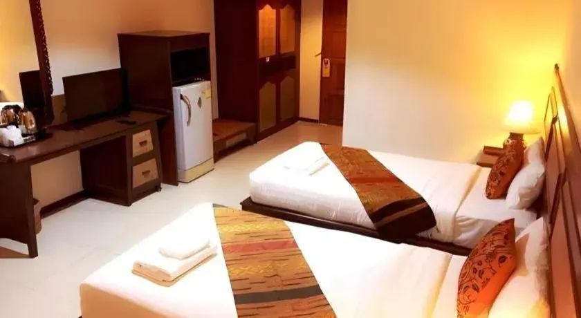 Bed in Phuphaya Resort Pattaya Bed in Phuphaya Resort Pattaya