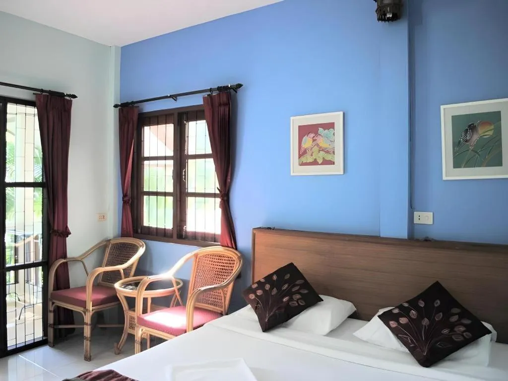 Bed in Baan Suan Sook Resort