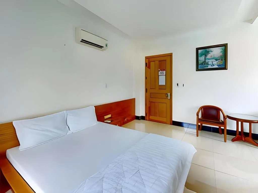 Bed in Seaview Long Hai Hotel