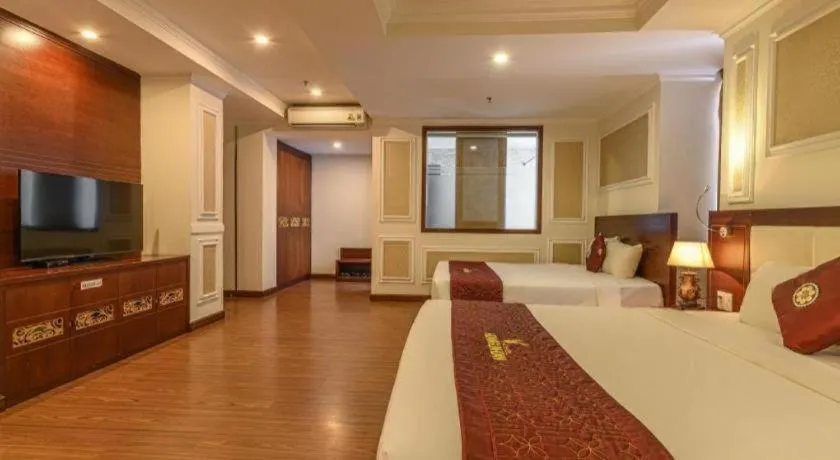 Bed in Ocean View Danang Hotel