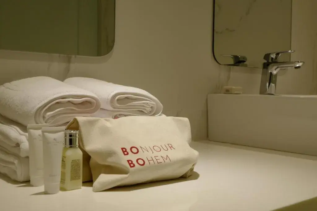 Bed in Bobo Hotel Hongdae Bed in Bobo Hotel Hongdae