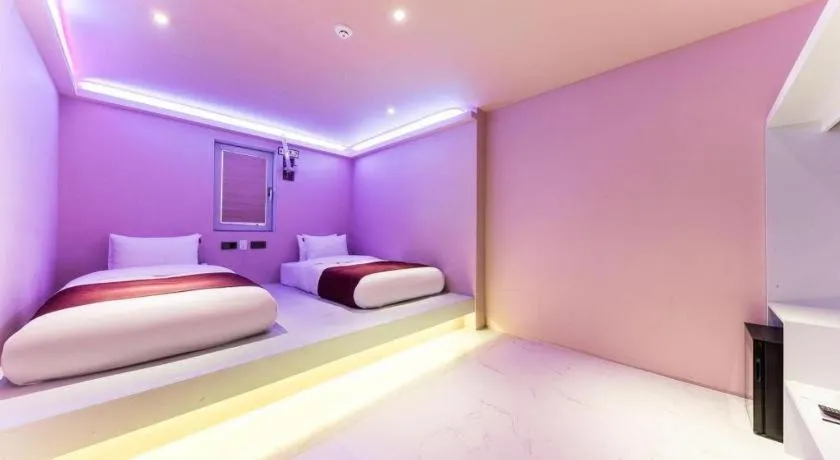 Bed in Bobo Hotel Hongdae