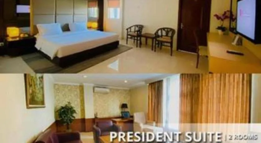 Bed in Plaza Hotel Tegal