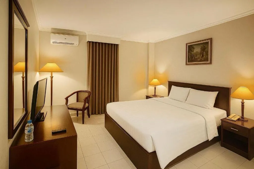 Bed in Plaza Hotel Tegal
