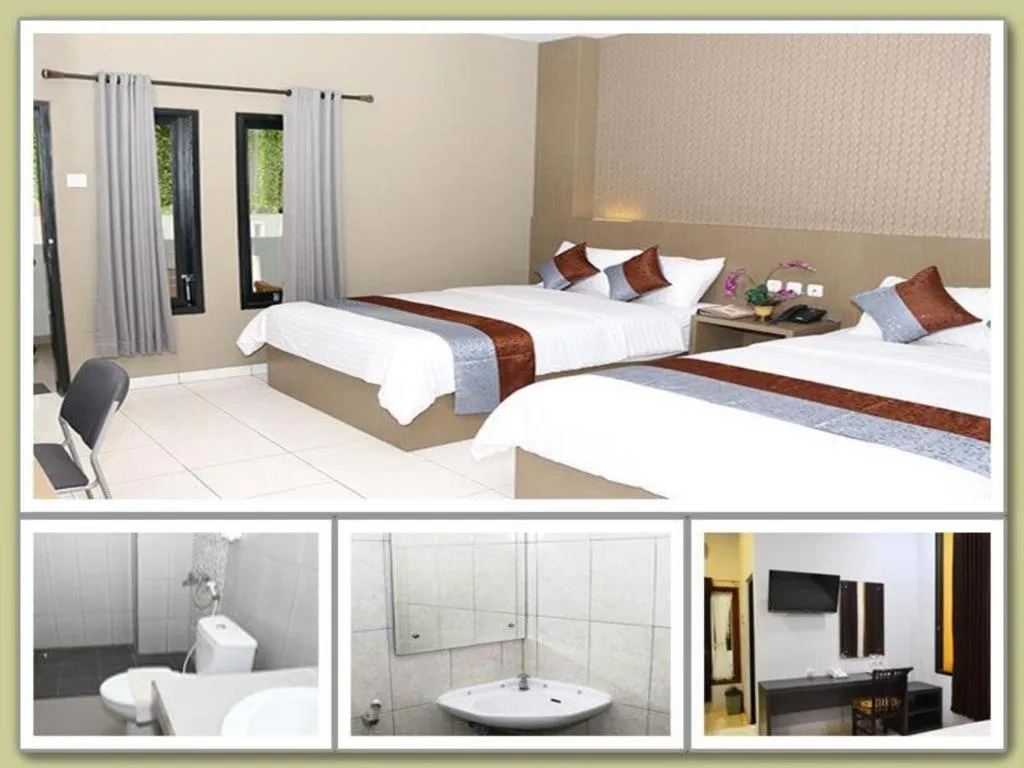 Bed in Grand Mutiara Hotel