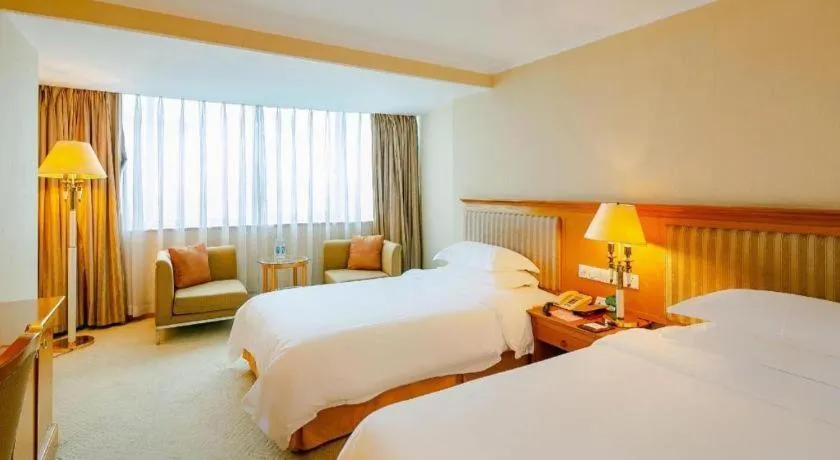 Bed in Golden Sea View Hotel Haikou