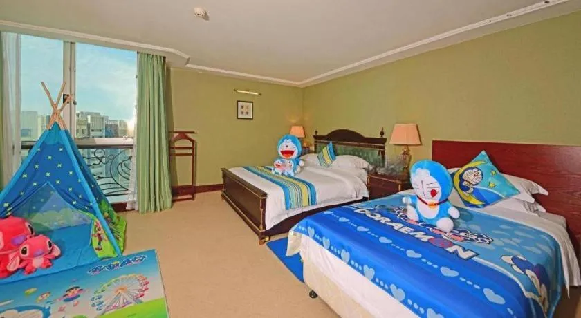 Bed in Golden Sea View Hotel Haikou