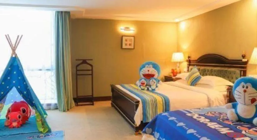 Bed in Golden Sea View Hotel Haikou