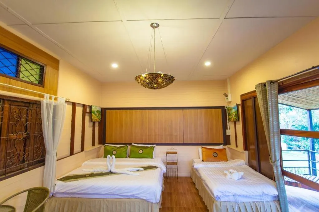 Bed in Dusit Talai Resort