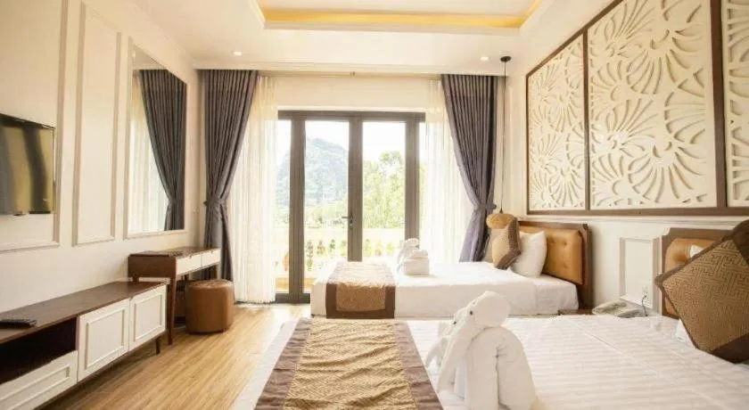 Bed in Doan Gia Resort