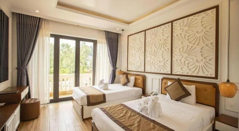 Bed in Doan Gia Resort