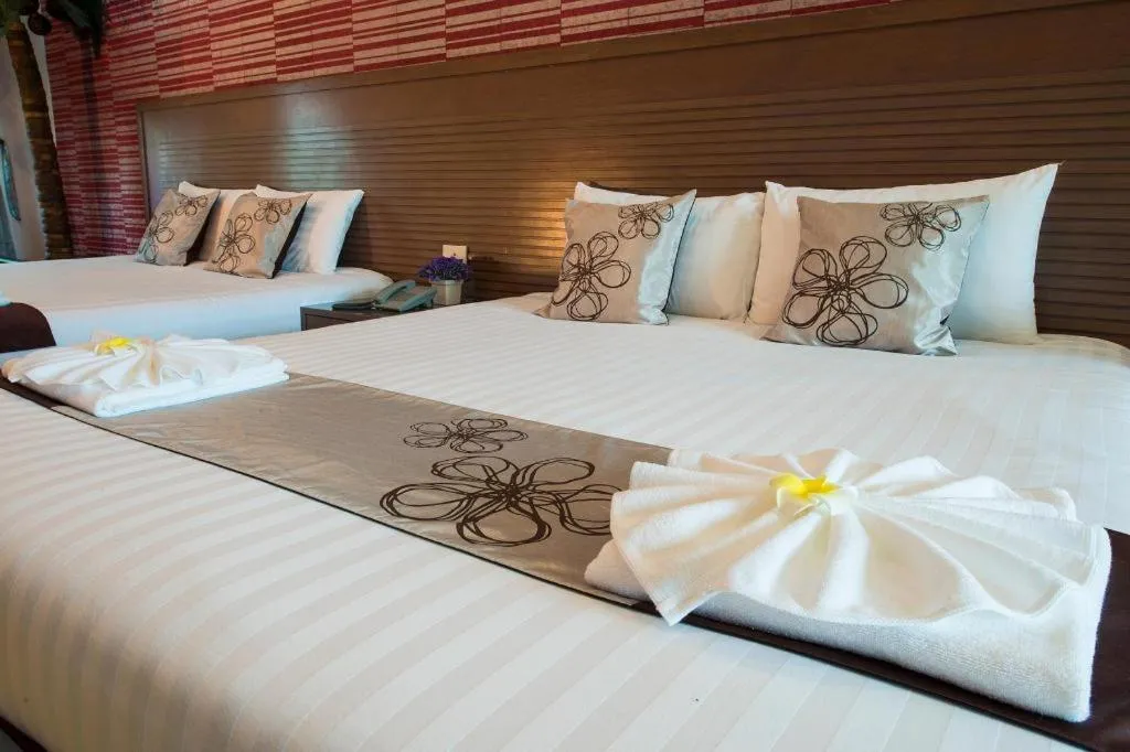 Bed in 111 Resort and Spa