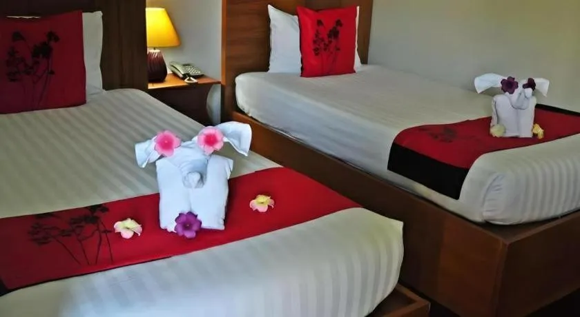 Bed in 111 Resort and Spa