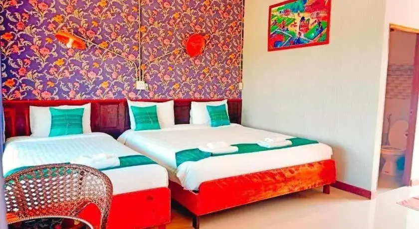 Bed in 111 Resort and Spa Bed in 111 Resort and Spa