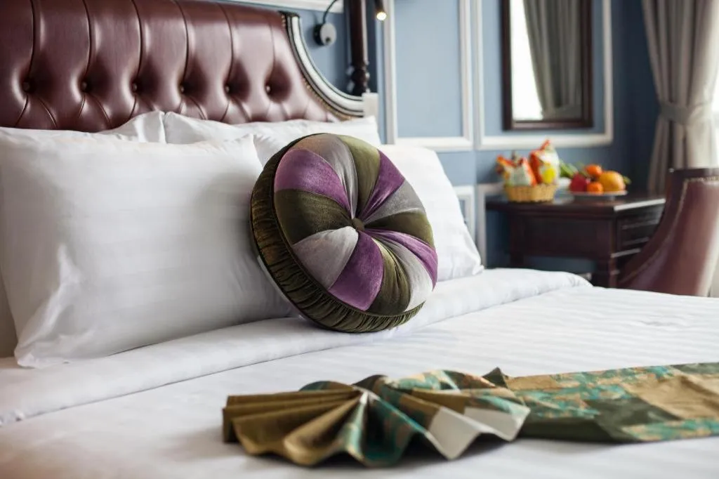 Bed in Ha Noi Crystal Pearl Hotel