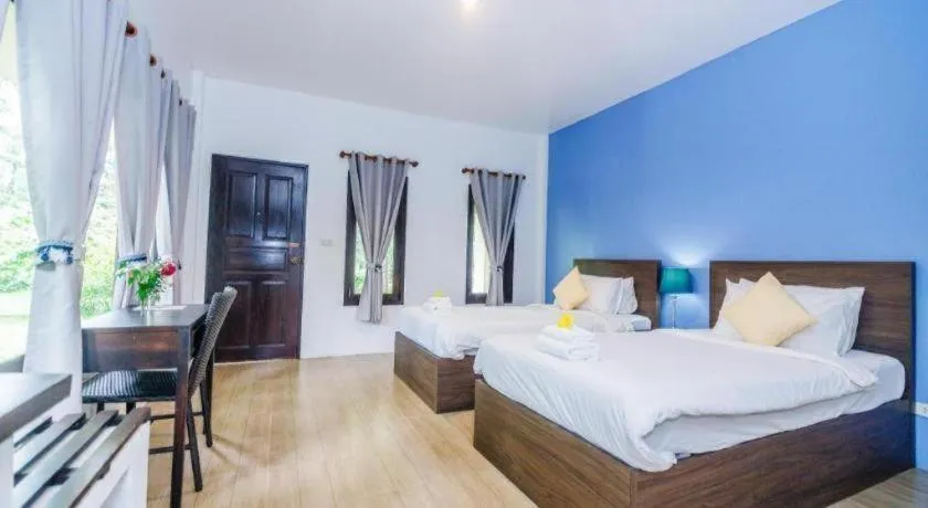 Bed in Baan Chuengkao Resort