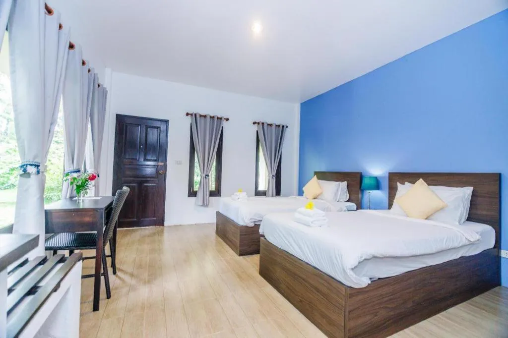 Bed in Baan Chuengkao Resort