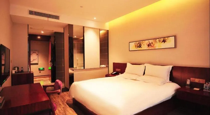 Bed in Hangzhou Berman Hotel