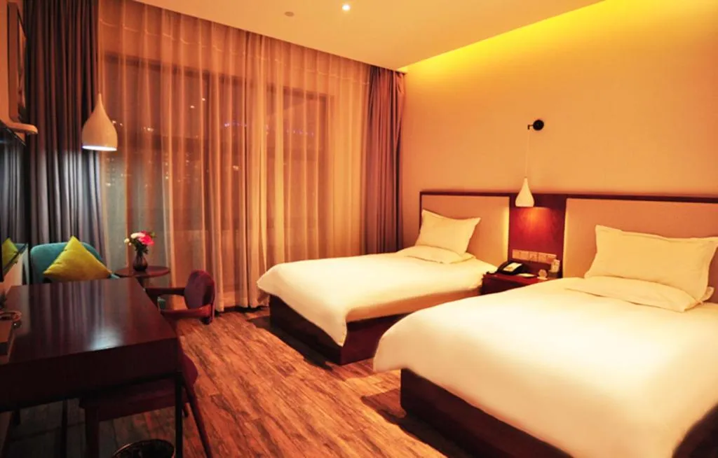 Bed in Hangzhou Berman Hotel