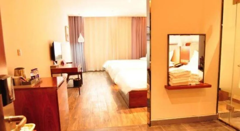 Bed in Hangzhou Berman Hotel