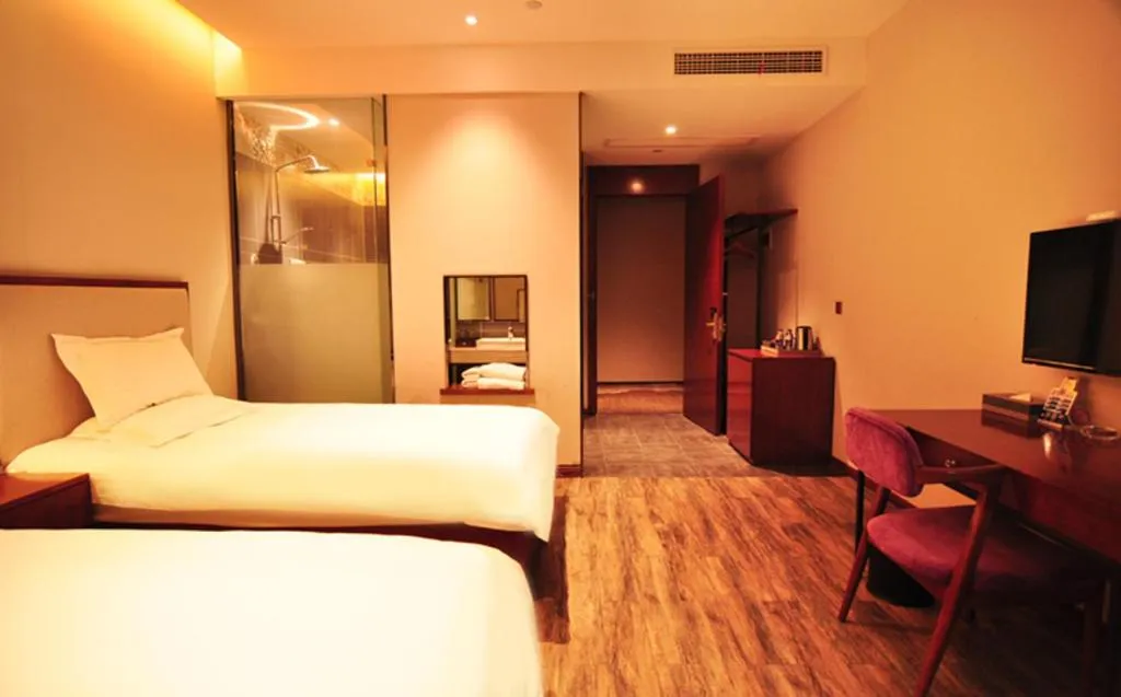 Bed in Hangzhou Berman Hotel