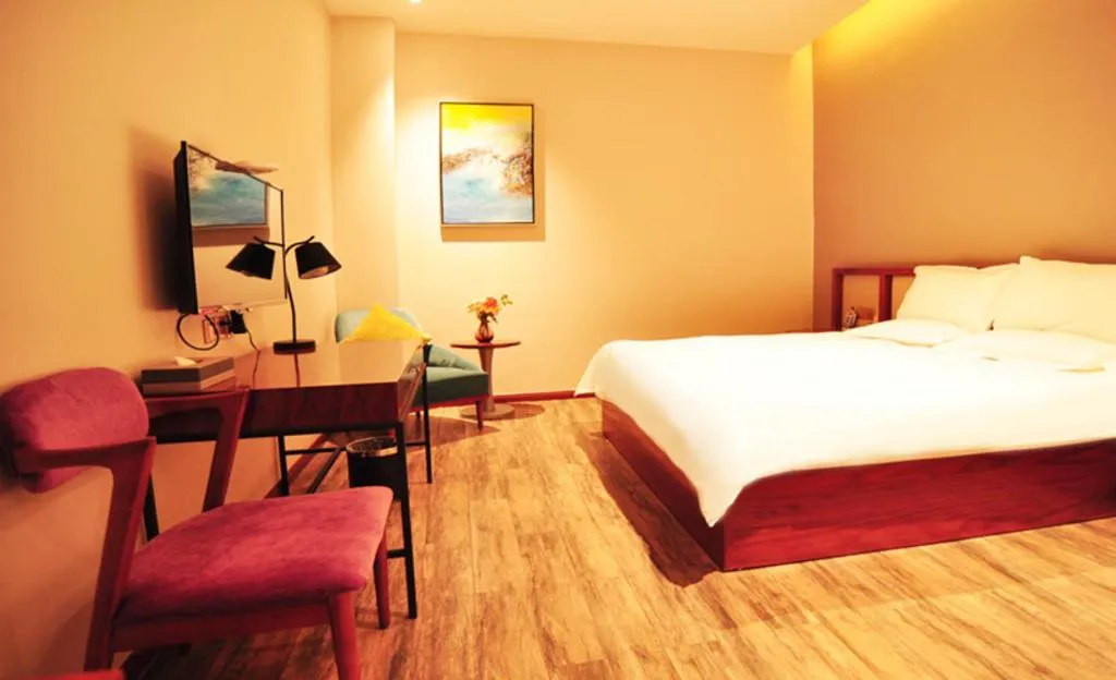 Bed in Hangzhou Berman Hotel