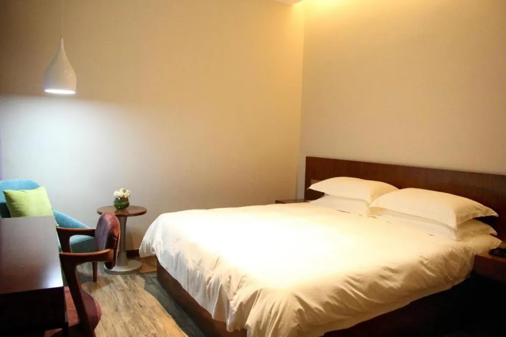 Bed in Hangzhou Berman Hotel
