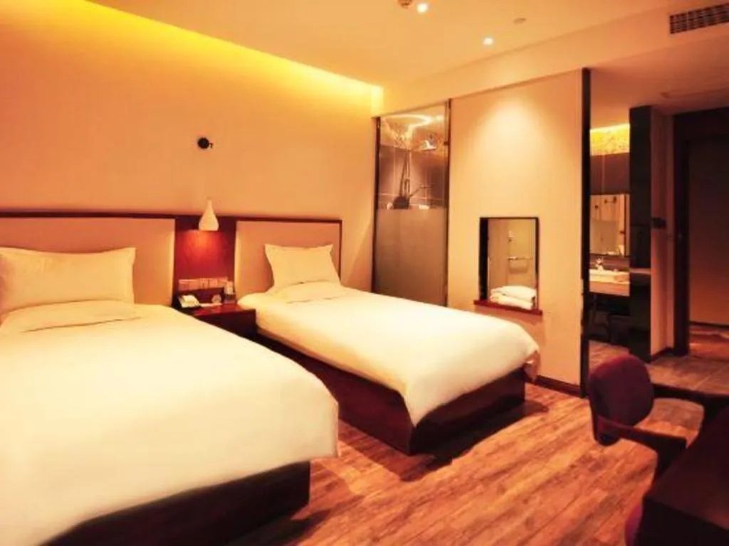 Bed in Hangzhou Berman Hotel