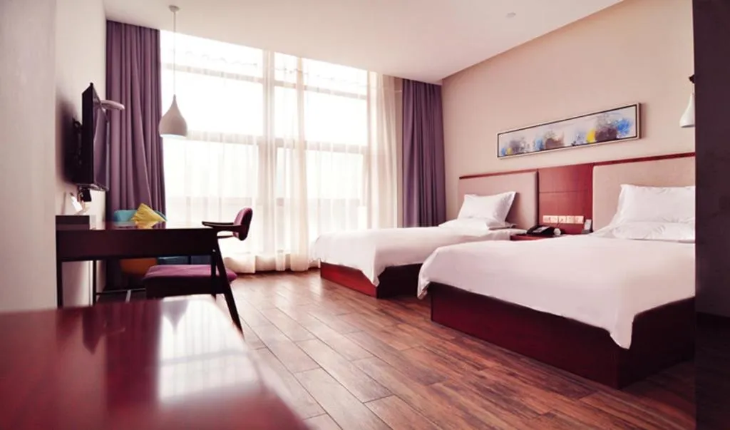 Bed in Hangzhou Berman Hotel