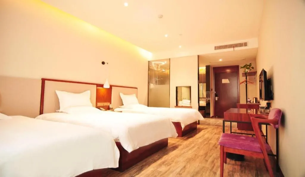 Bed in Hangzhou Berman Hotel