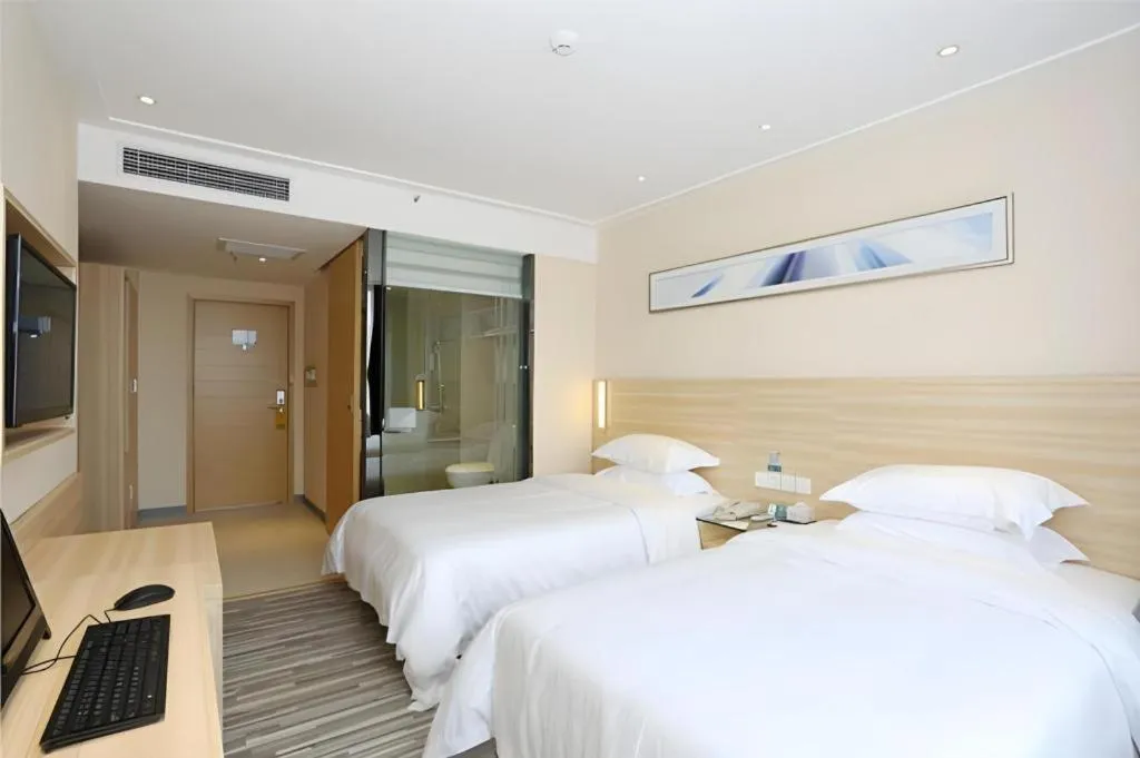 Bed in City Comfort Inn Changsha Tangshuili Fuyou