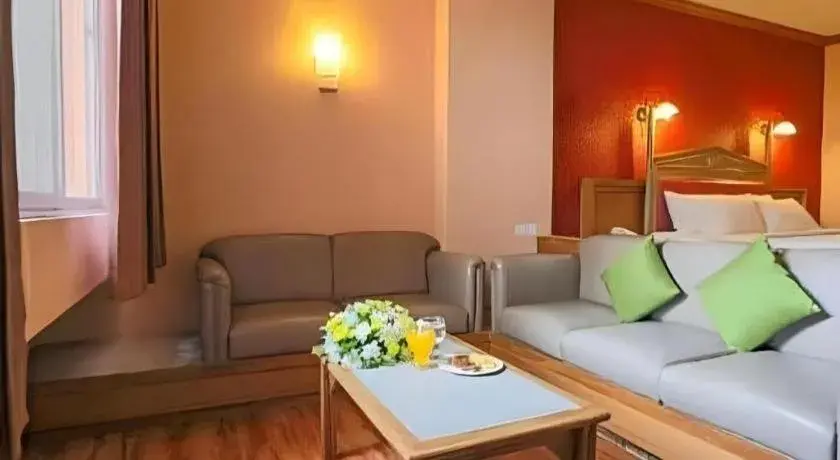 Bed in Wangtai Hotel Bed in Wangtai Hotel