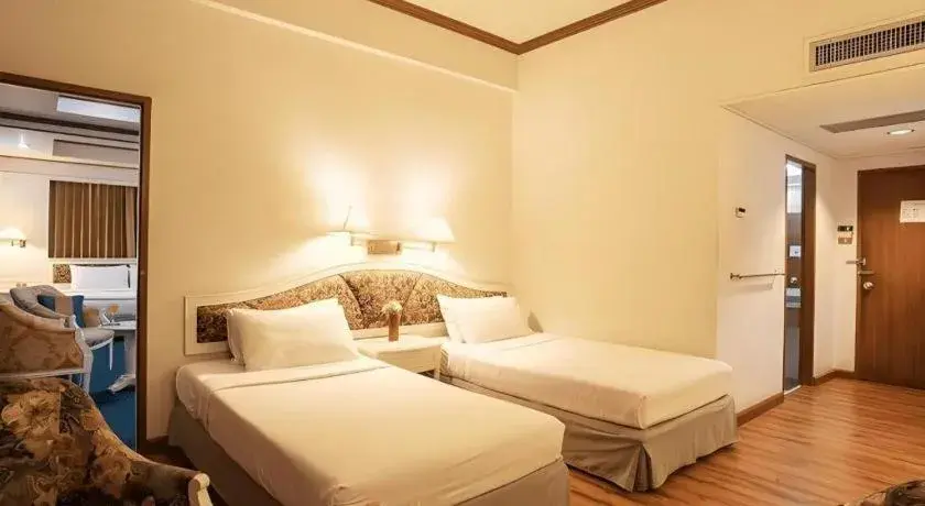 Bed in Wangtai Hotel Bed in Wangtai Hotel