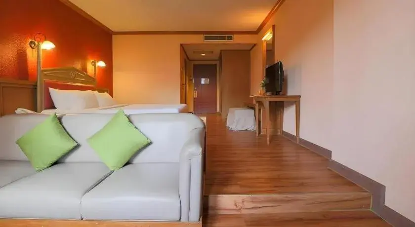 Bed in Wangtai Hotel Bed in Wangtai Hotel