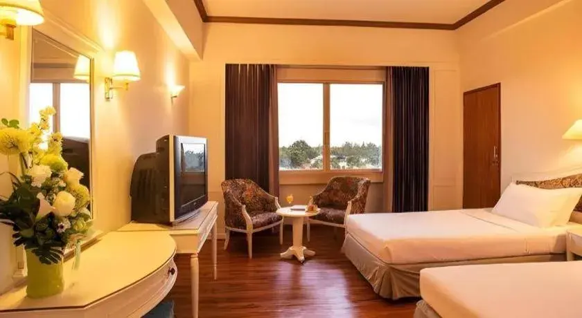 Bed in Wangtai Hotel Bed in Wangtai Hotel