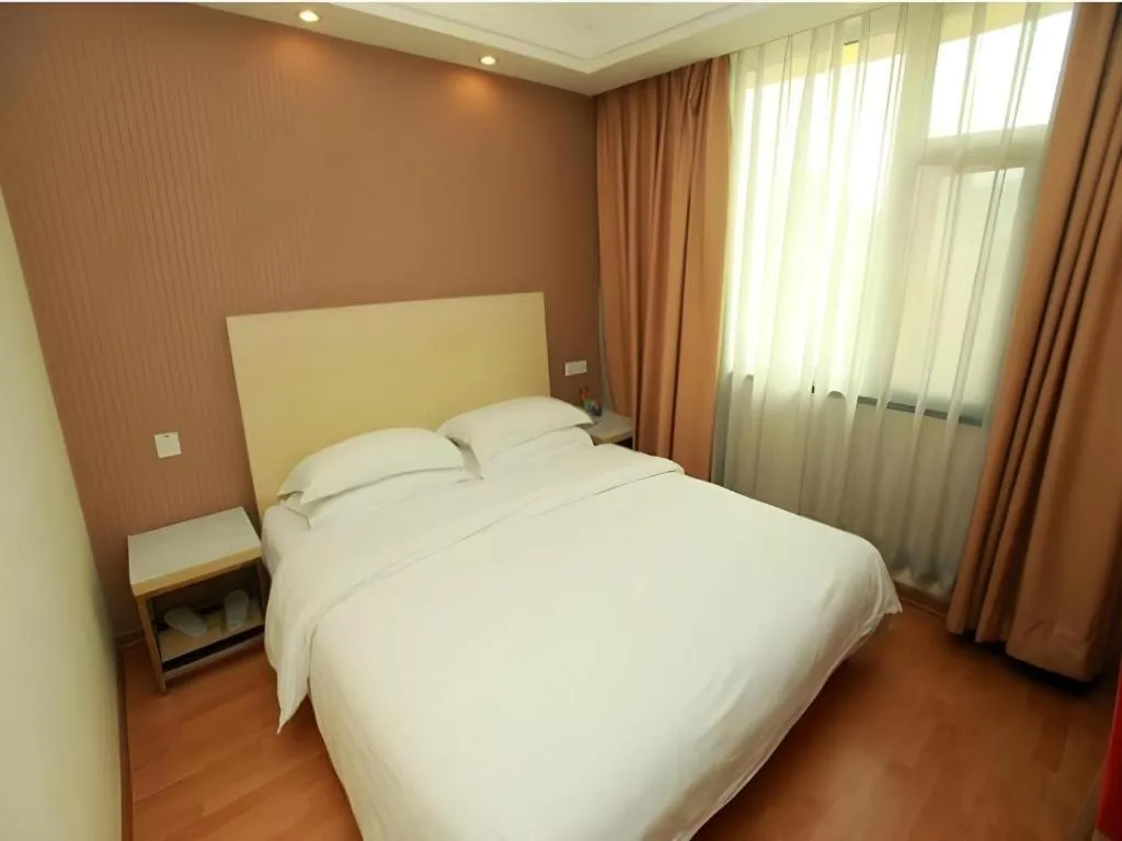 Bed in Anyi 158 Hotel Fuqin