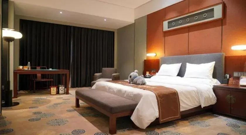 Bed in Rezen Hotel Pasonda Junyu Bed in Rezen Hotel Pasonda Junyu