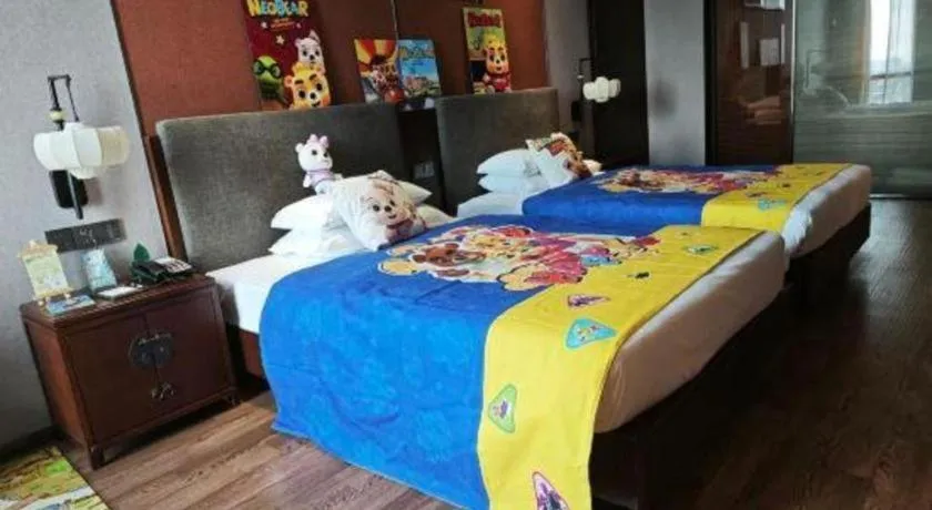 Bed in Rezen Hotel Pasonda Junyu