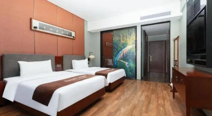 Bed in Rezen Hotel Pasonda Junyu Bed in Rezen Hotel Pasonda Junyu