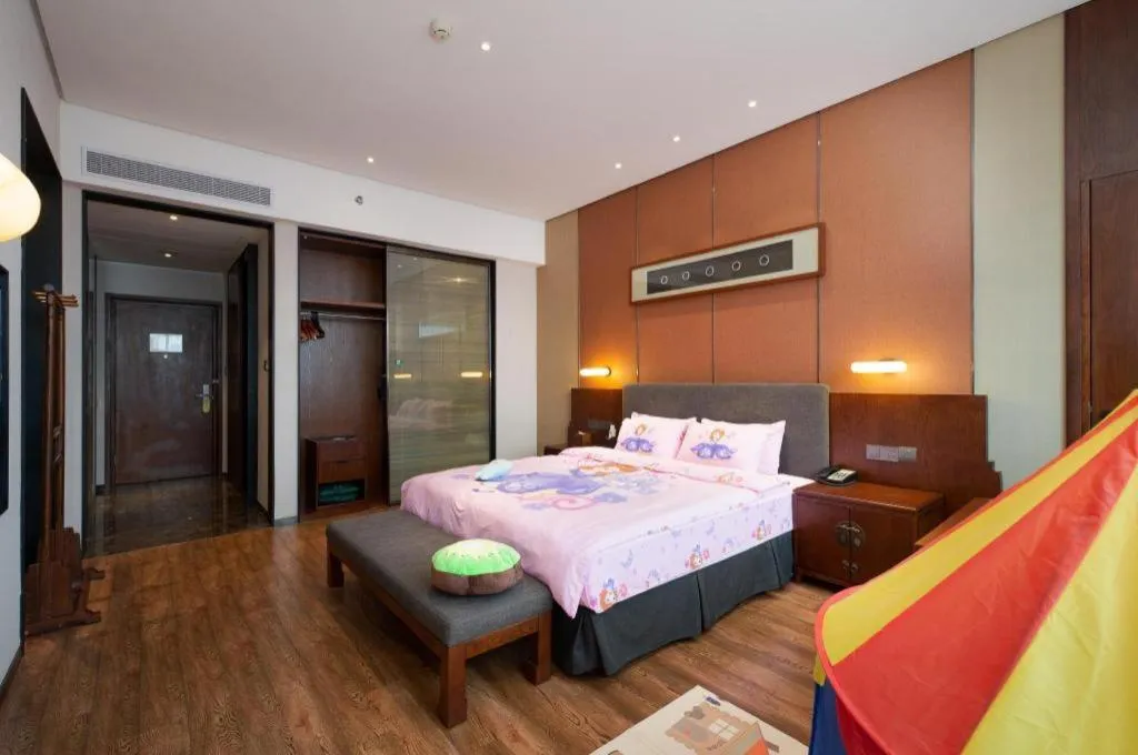 Bed in Rezen Hotel Pasonda Junyu