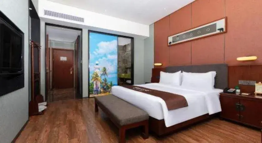 Bed in Rezen Hotel Pasonda Junyu Bed in Rezen Hotel Pasonda Junyu